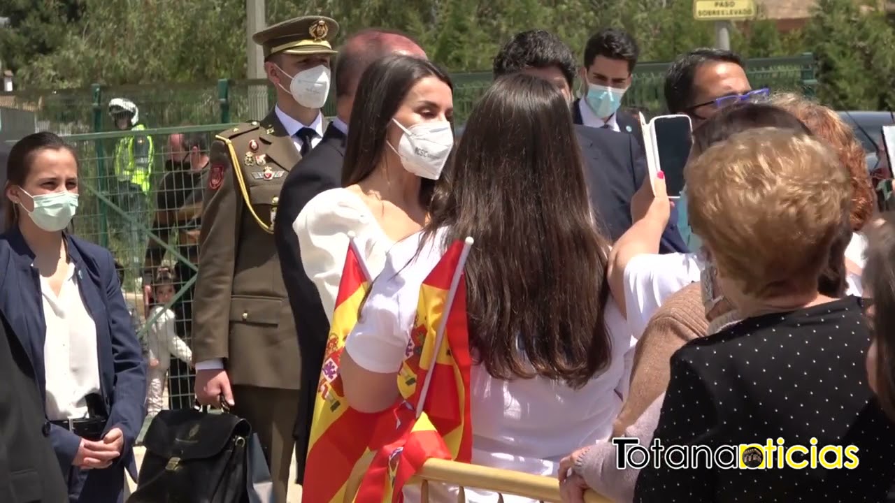 La Reina Letizia en El Paretón (Totana - Murcia)