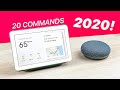 20 Useful Google Assistant Commands for 2020! (Google Home Mini, Nest, Hub)