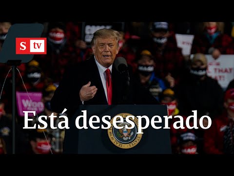 Donald Trump insiste en que le robaron las elecciones de Estados Unidos | Semana Noticias