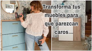 Transforma un mueble barato en uno de diseño caro / ikea hacks / Deco tendencias