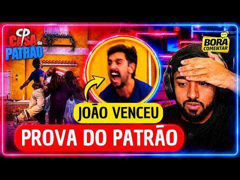 🚨JOÃO VENCE a PROVA do PATRÃO e HASSUM ANÚNCIA MUDANÇAS! Live React com Schuengueira