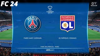 PSG vs Olympique Lyonnais | Semi Final | Second Leg | UEFA Women's Champions League | FC 24 |