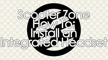 Scooter Zone How To: Install an Integrated Headset