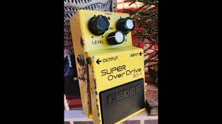 Boss Super Over Drive SD-1 Japan 1985 - Alchemey Audio TS-808 Mod