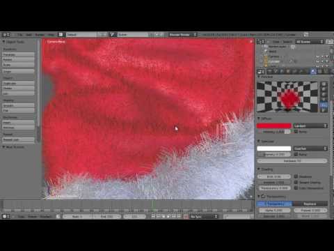 How to Create a Fluffy Santa Hat in Blender - How to Create a Fluffy Santa Hat in Blender