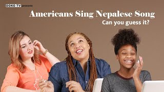 Americans Sing Nepali Song - Kutu ma kutu कुटुमा कुटु and more - DOKO TV