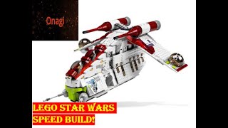 BEST SET! Lego Star Wars Build - Republic Attack Gunship 7676