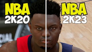 Evolution of Zion Williamson In NBA 2K Games  (NBA 2K20 - NBA 2K23)