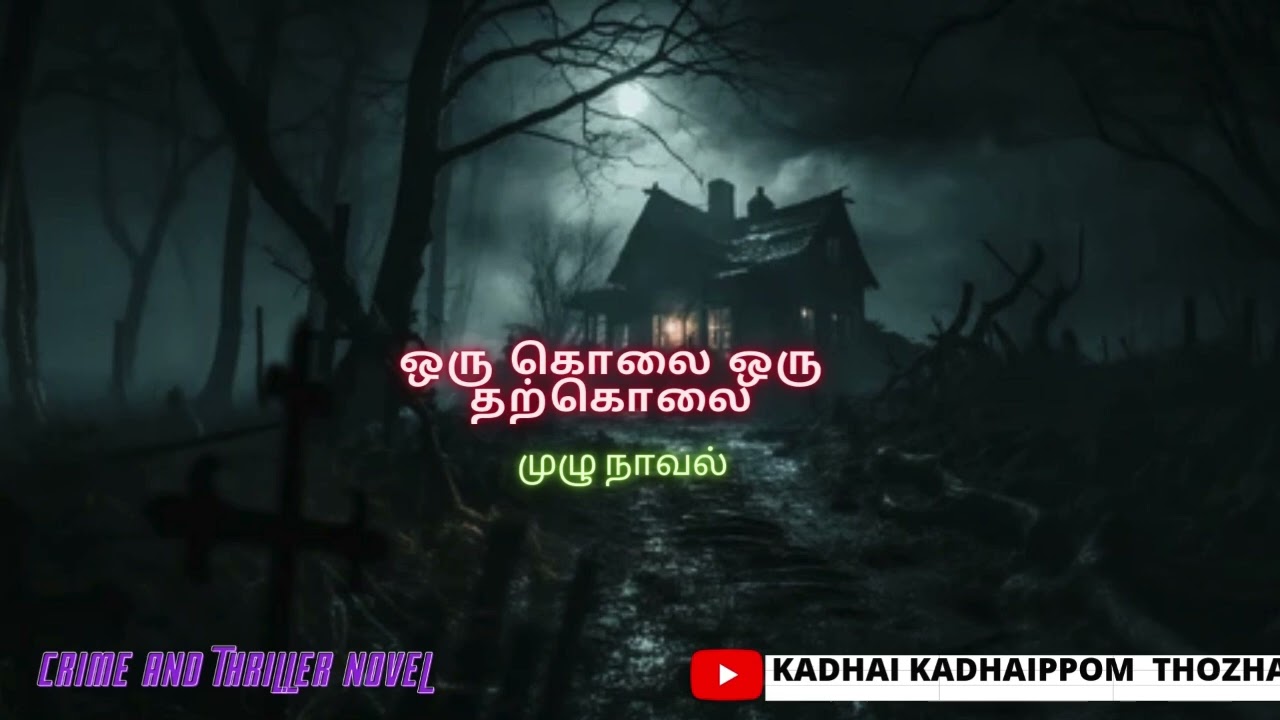 ஒரு கொலை ஒரு தற்கொலை FullNovel/Tamil Novel/Audio Tamil Novel/ Kadhai kadhaippom Thozha