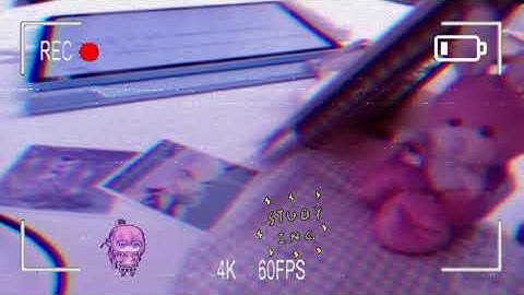 rewriting notes ✩࿐࿔  vhs 90s style #studying