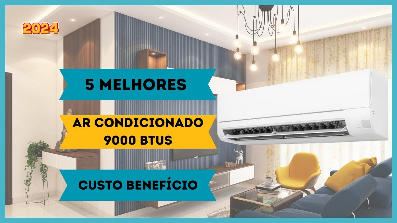 5 Melhores Ar Condicionado Split 9000 BTUS Custo Benefício 2024! - YouTube