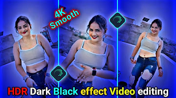 New Alight motion hdr Cc Dark Blue effect Video editing | Asmatali Editing 