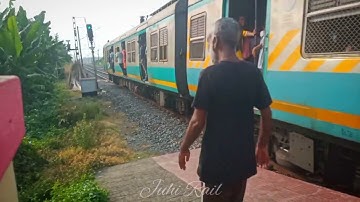 Different types of local trains arrive and departure from Balagarh platform