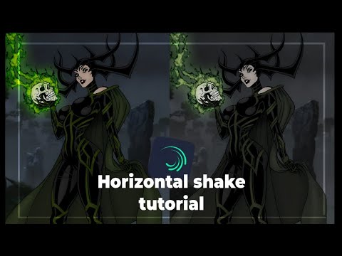 Horizontal bounce shake tutorial #alightmotion #shake