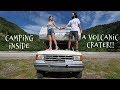 A day in the Van Life in El Salvador // Wild Camping inside Laguna Alegria volcanic crater!