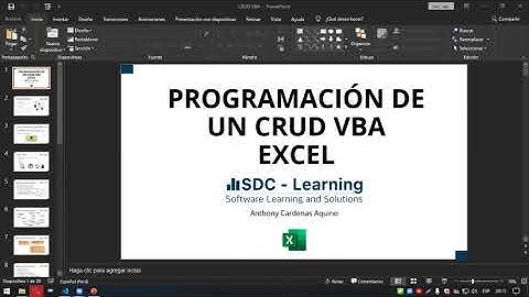 Programación de un CRUD en VBA   Excel