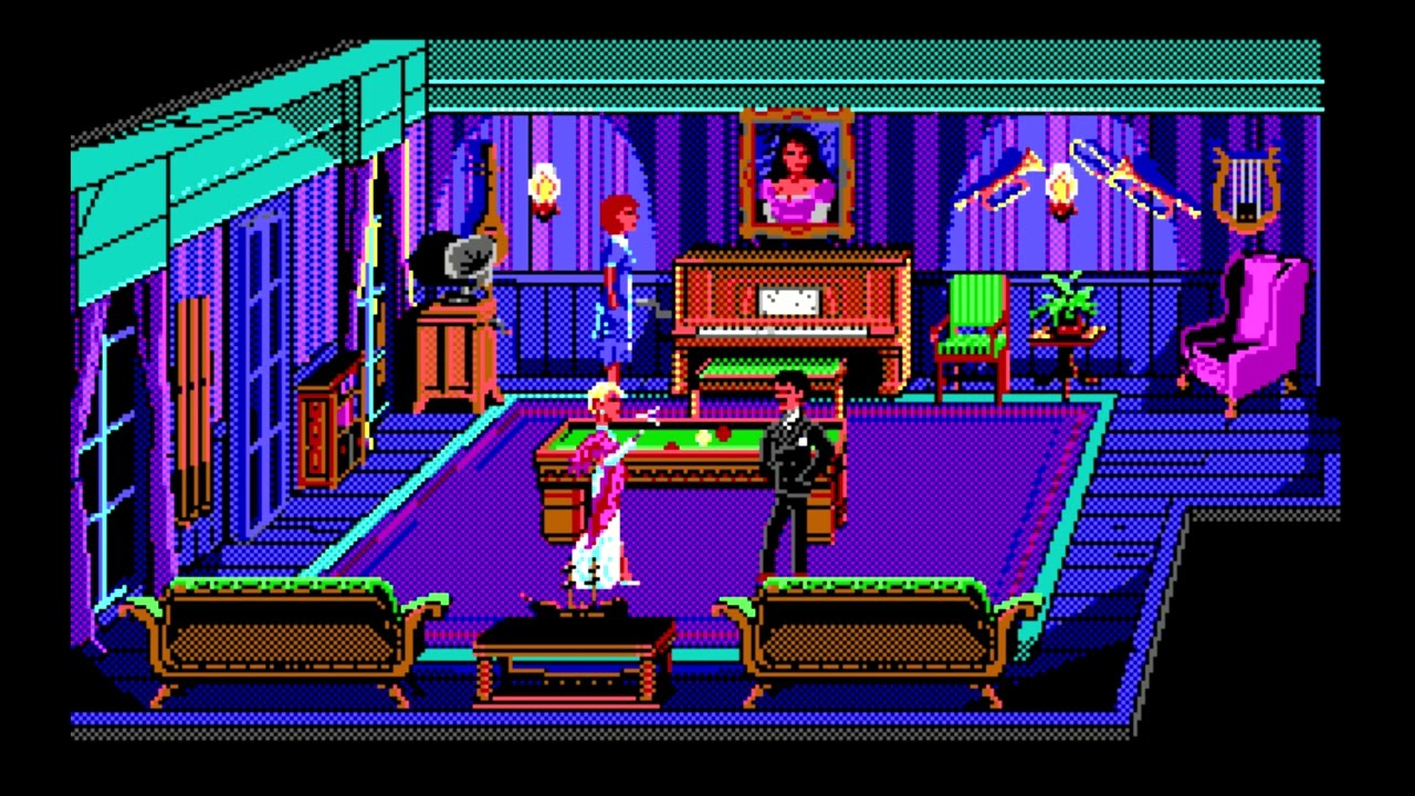 The Colonel's Bequest - Player Piano Song #1 - The Entertainer (TANDY - Sierra On-Line )
