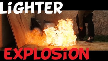 Lighters Explosion In Slow Motion - Fire Game