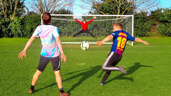 CRISTIANO RONALDO vs LIONEL MESSI FOOTBALL CHALLENGE