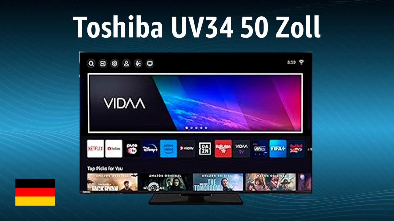 Fernseher Toshiba UV34 50 Zoll (50UV3463DAW) - YouTube