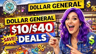 Saturday $10/40 DG Deals 4/18