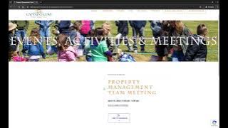 Captain's Cove Website Tour & How To