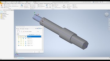 ENGT 230 Problem 19 How to Design a shaft in Autodesk Inventor