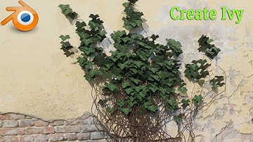 Blender tutorial - Creating ivy is easy with the add-on - 183