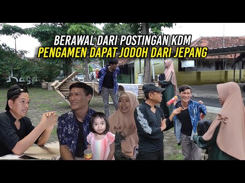 BERAWAL DARI POSTINGAN KDM | RUDI PENGAMEN ASAL GARUT DAPAT JODOH DARI JEPANG