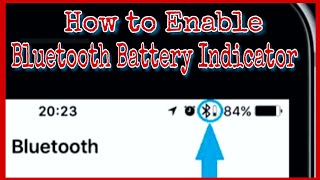 How To Enable Bluetooth Battery Level Indicator || Battery Percentage Show Icon || Hindi || screenshot 5