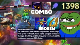 RATIRL 1400AP Veigar with NEW ITEMS doing VEIGAR POPPY COMBO