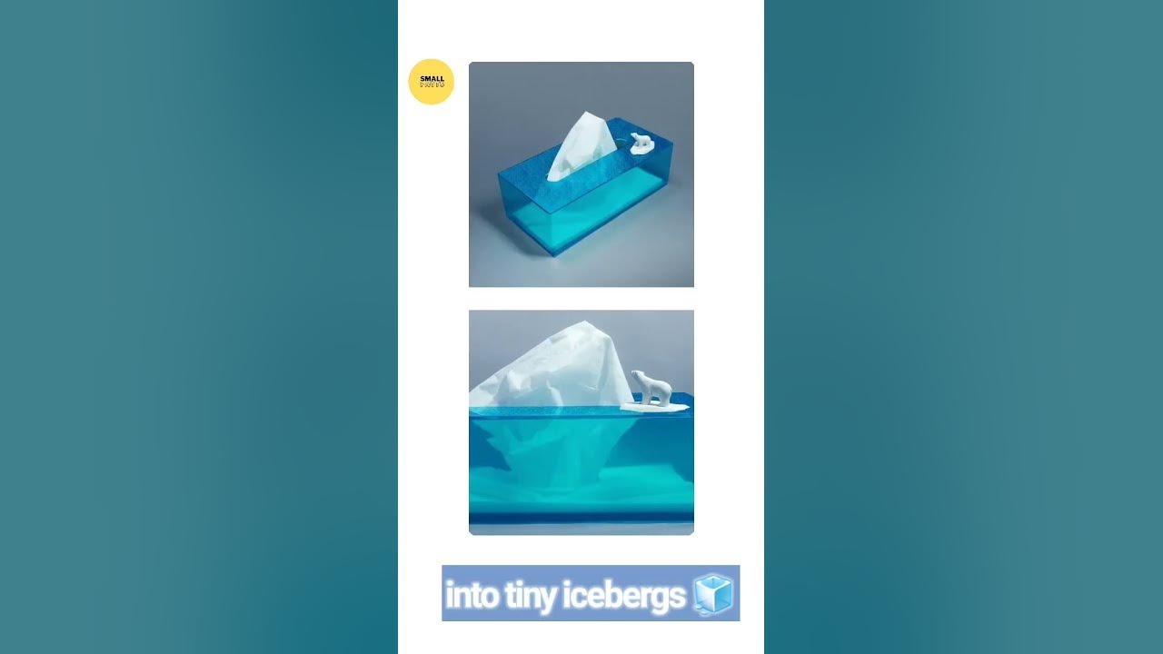 Iceberg Tissue Box by Japanese Artist Michuru YouTube