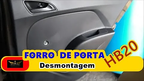 Como abrir a porta do HB20 traseira?