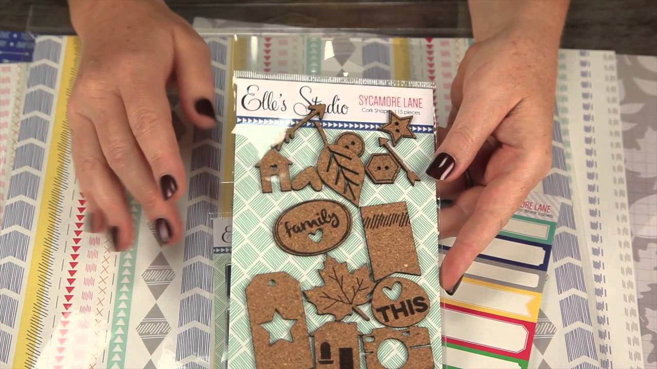 Elle's Studio - Sycamore Lane collection paper mache