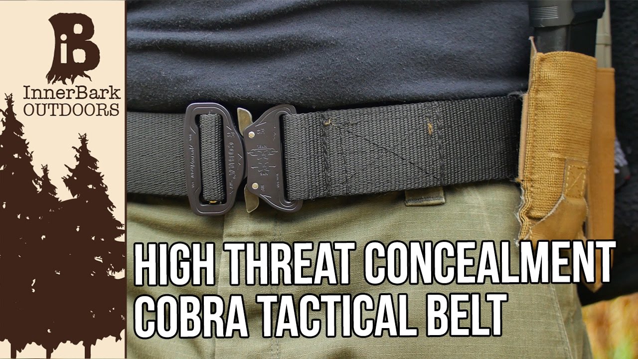 Leather Cobra Buckle Gun Belt From Klik Belt 