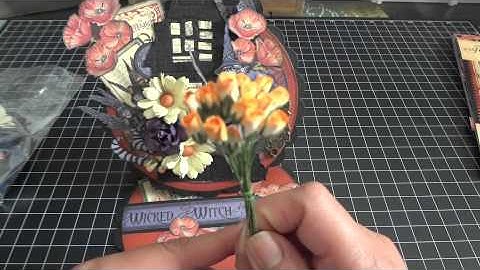 Halloween Easel Circle Card and some giveaways!