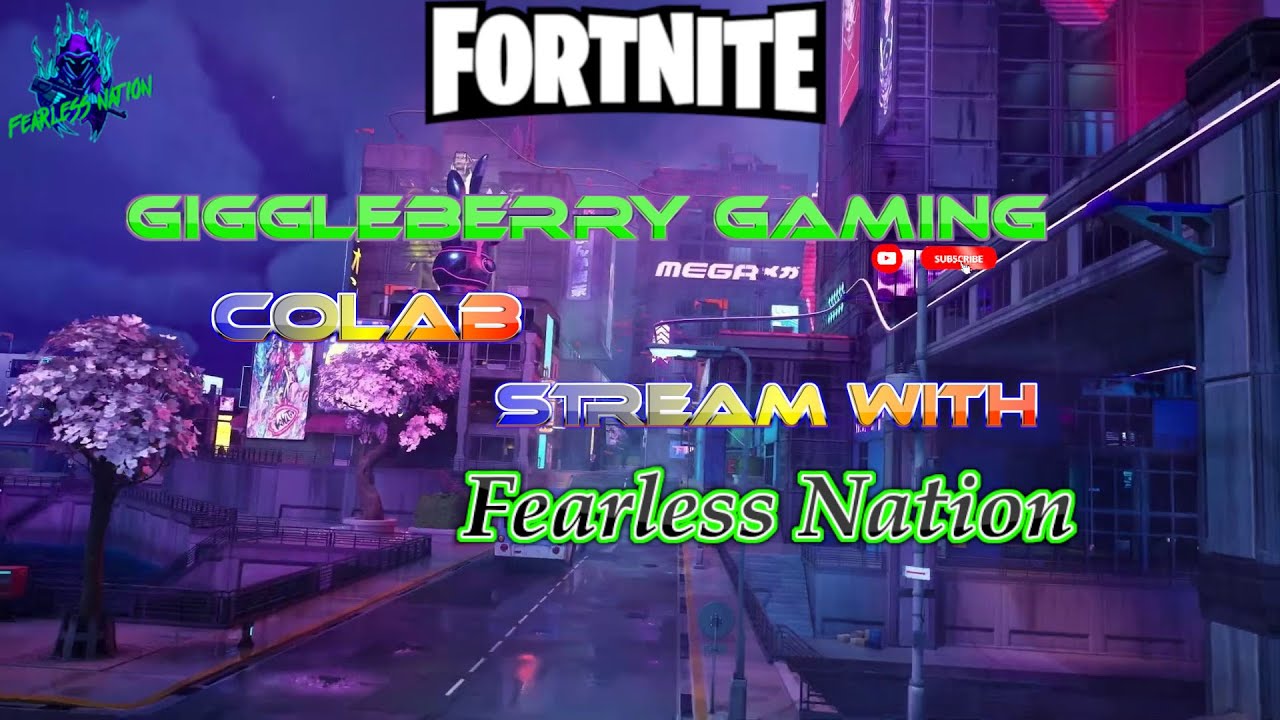 🔴  FORTNITE MEGA LIVE : ZERO BUILD'S :COLAB STREAM: GIGGLEBERRY GAMING LIVE: