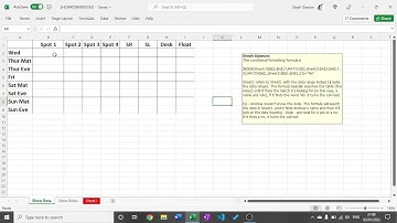 Crew & Rota Management with Excel