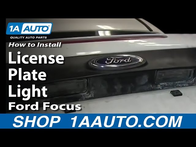 2005 ford focus license plate light