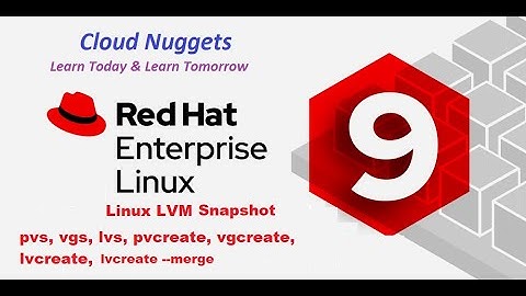 LVM Snapshot and Restore | Logical Volume (LVM) snapshot and restore in Linux