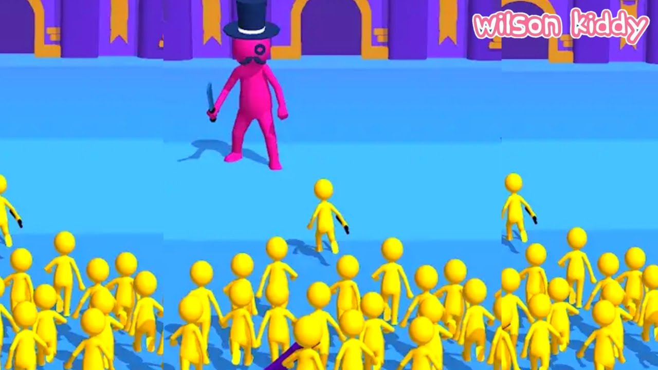 Pasukan vs Benteng Raja Raksasa 😃 | Game Join & Clash | Game Wilson Kiddy