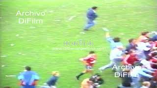 Vuelta Olimpica Con Los Jugadores De Independiente De Avellaneda 1989