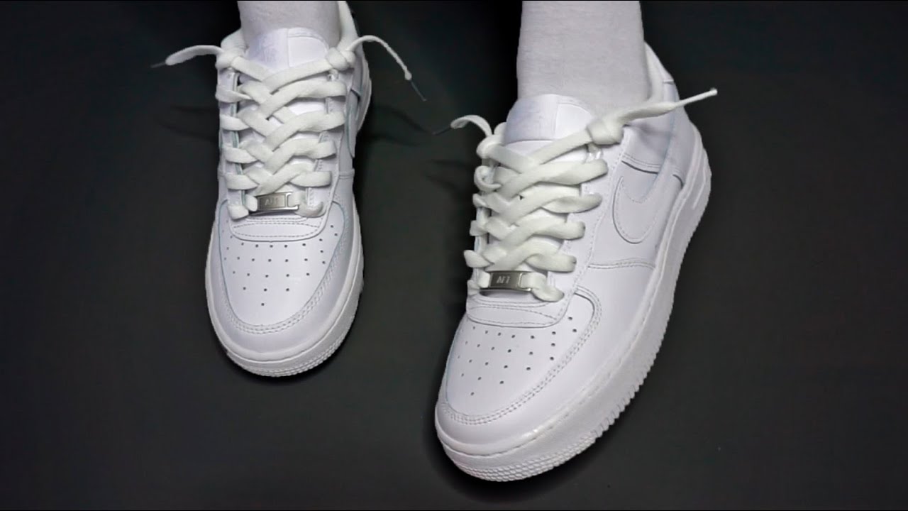 HOW TO LACE NIKE AIR FORCE LOW 1 LOOSE