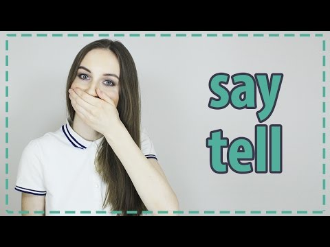 Разница между SAY и TELL 🎤 - English Spot