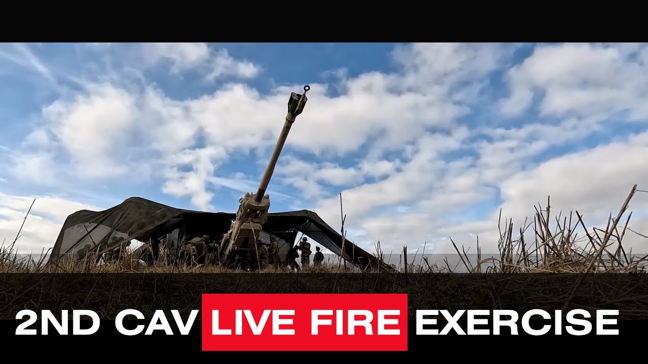 2nd Cavalry Regiment • 3rd Squadron • Live Fire Exercise