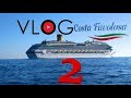 VLOG CROISIÈRE COSTA FAVOLOSA 2019 - Episode 2 (La fabuleuse Notte Bianca ! )