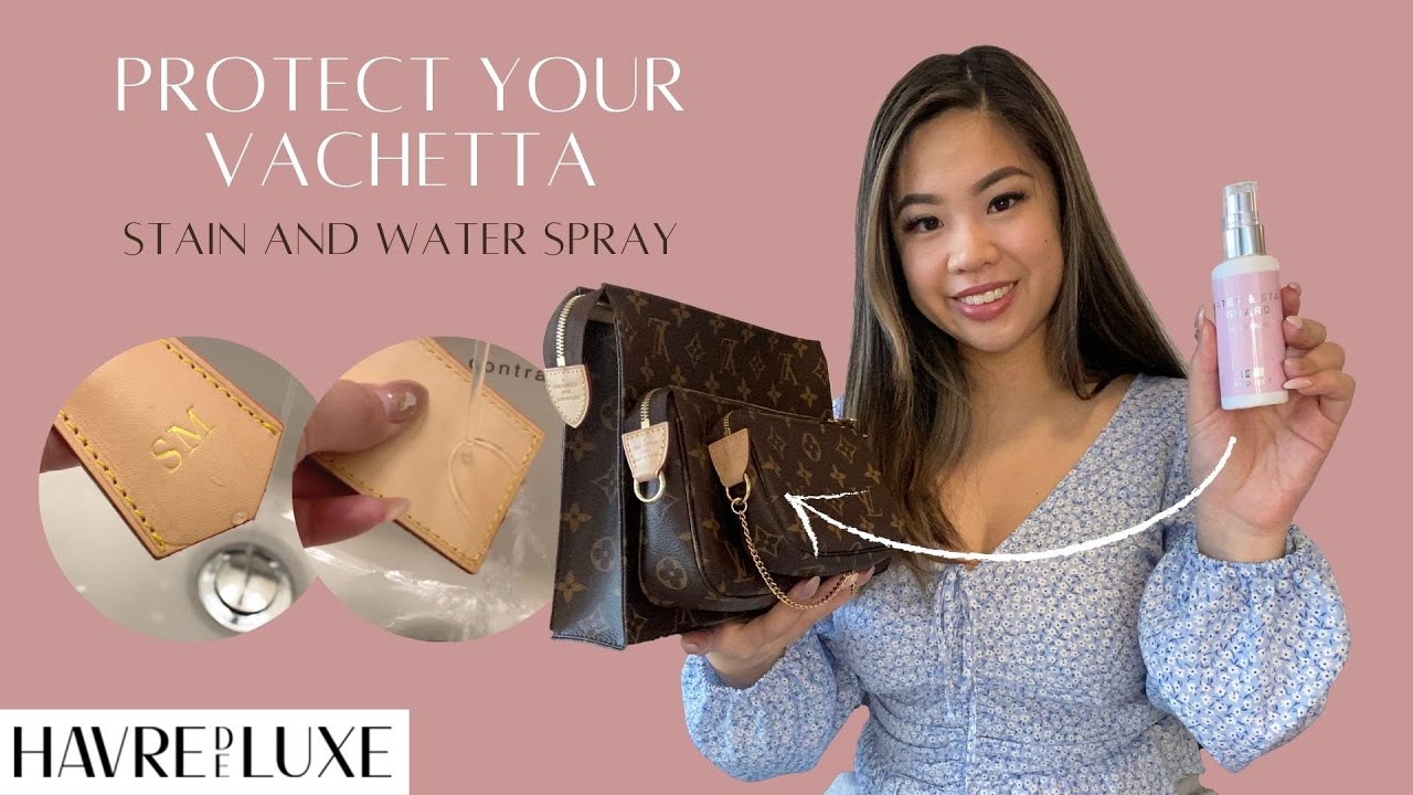 Protect your vachetta leather from water, Louis Vuitton