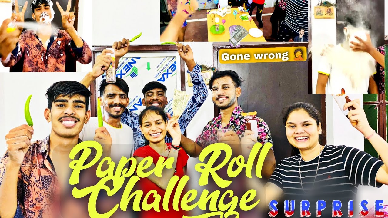 Paper roll Challenge Toilet paper roll Challenge Gone Wrong