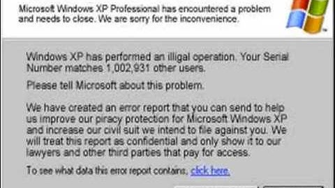 MICROSOFT MIKE READS FUNNY WINDOWS ERROR PART 4