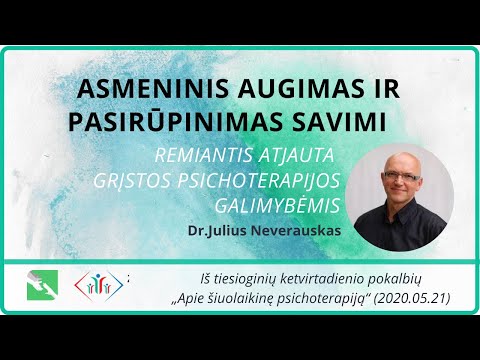 Video: KODĖL PSICHOTERAPIJA IR ASMENINIS AUGIMAS NĖRA VIENAS IR TAS PAT?